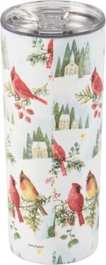 Primitives by Kathy Winter Cardinal Coffee Tumbler - Image 3