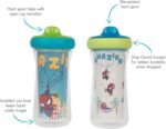 The First Years Marvel Insulated Sippy Cups - Spill Proof Insulated Toddler Cups with Bite-Resistant Hard Spout - 9 Ounces - 2 Count - Image 3
