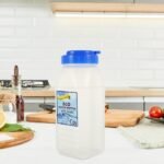 PRETYZOOM Korean Style Cold Water Jug Hot Cold Water Pitcher Glass Water Pitcher Portable Milk Cartons Glass Water Bottle Water Kettle Juice Bottle High Capacity Beverage Can Pp, 20.5X8CM - Image 4