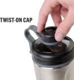 BlenderBottle Radian Shaker Cup Insulated Stainless Steel Water Bottle with Wire Whisk, 26-Ounce, Matte White - Image 5