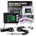 2 in 1 pH & Temperature Meter Digital pH Monitor Dual Display Water Quality Tester with ATC and Automatic Calibration Function, pH Tester for hydroponics, Aquarium, Pools, etc. - Image 4
