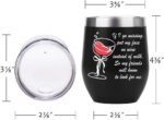 ATHAND Funny Wine Tumbler,12 Oz Insulated Stainless Steel Iced Coffee Tumbler with Lid,If I Go Missing Put My Face On Wine,Funny Tumblers for Women Men Adult Humor(Black) - Image 4