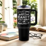 DUUV Gifts for Husband from Wife, Husband Tumbler with Handle 40 Oz, Christmas Thanksgiving Wedding Anniversary Appreciation Birthday Gifts for Husbands Men Him, 1PCS - Image 3