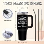 DUUV Gifts for Husband from Wife, Husband Tumbler with Handle 40 Oz, Christmas Thanksgiving Wedding Anniversary Appreciation Birthday Gifts for Husbands Men Him, 1PCS - Image 4