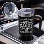 DUUV Gifts for Husband from Wife, Husband Tumbler with Handle 40 Oz, Christmas Thanksgiving Wedding Anniversary Appreciation Birthday Gifts for Husbands Men Him, 1PCS - Image 6