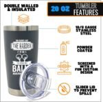 Brooke & Jess Designs - Find My Balls 20 oz Golfer Multipurpose Insulated Water Bottle Tumbler Travel Coffee Mug - Golf Gifts for Men, Golf Stuff Gifts for Fathers Day, Birthday Gifts for Dad - Image 3