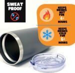 Brooke & Jess Designs - Find My Balls 20 oz Golfer Multipurpose Insulated Water Bottle Tumbler Travel Coffee Mug - Golf Gifts for Men, Golf Stuff Gifts for Fathers Day, Birthday Gifts for Dad - Image 4