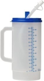 Sandhill Tools Insulated Lightweight Drinking Water 28 oz Mug with Graduations Large Carry Handle With Straw (Pack of 2) - Image 3