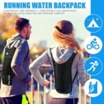 2 Pack Hydration Backpack Pack with 2l Water Bladder, Hydration Water Backpack with Hydration Bladder Hiking Running Cycling Biking Water Backpack for Men and Women (Blue, White) - Image 4