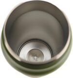 304 Stainless Steel Insulated 1.5L, Straw Lid Handle Reusable Wide Mouth Vacuum Bottle for Gym Fitness (Dark Green) - Image 7