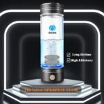 Hydrogen Water Bottle Maker Machine Hydrogen Water Generator Ionizer with SPE and PEM Technology (Dull Black) - Image 3