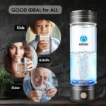 Hydrogen Water Bottle Maker Machine Hydrogen Water Generator Ionizer with SPE and PEM Technology (Dull Black) - Image 6