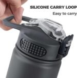 25 Oz Stainless Steel Water Bottle with Carry Handle Lid – Vacuum Insulated, Leak-Proof, Dishwasher Safe Sports Bottle – Keeps Drinks Hot Up to 12H & Cold up to 24H - Image 4