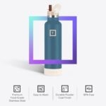 IRON °FLASK Camping & Hiking Hydration Flask with Straw, BPA-Free Insulated Stainless Steel Sports Water Bottle - 24 oz Dream Sunset - Image 5