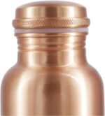 ANCIENT IMPEX 500 ml Pure Copper Water Bottle | Leak-Proof Ayurvedic Drinkware | Eco-Friendly Reusable Bottle for Health, Detox & Wellness | Handmade Joint-Free Copper Bottle - Image 3