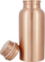 ANCIENT IMPEX 500 ml Pure Copper Water Bottle | Leak-Proof Ayurvedic Drinkware | Eco-Friendly Reusable Bottle for Health, Detox & Wellness | Handmade Joint-Free Copper Bottle - Image 4