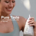 OBALL Titanium Insulated Water Bottle, Pure Taste Small Insulated Bottle with Straw, Lightweight Hot coffee Bottle for Travel, Outdoor, Office, Leak Proof (12 oz, Silvery) - Image 3