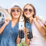 SENDESTAR Stainless Steel Wide Mouth Water Bottle 24oz Double Wall Vacuum Insulated Leak Proof Bottle with New Flex Straw Lid & Spout Lid XIN-MC-0750-1 - Image 8
