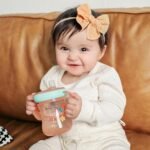 The First Years - Soft Spout Sippy Cup - Toddler Trainer Cup for 6+ Months -With Handles and Leak Proof Lid - 7 Oz - Floral Ladybug Print - 2 Count - Image 4