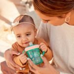 The First Years - Soft Spout Sippy Cup - Toddler Trainer Cup for 6+ Months -With Handles and Leak Proof Lid - 7 Oz - Floral Ladybug Print - 2 Count - Image 5