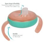 The First Years - Soft Spout Sippy Cup - Toddler Trainer Cup for 6+ Months -With Handles and Leak Proof Lid - 7 Oz - Floral Ladybug Print - 2 Count - Image 7