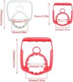 15 Pack Spring Water Bottles Handle Grip Removable 1 Gallon Purified Water Bottle Top Handles Water Jug Holder Carrying Lifter for 1/2/3/4/5 Gallon Spring Water Bottle Bottled Water Container - Image 3