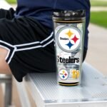Rico Industries NFL Football Double Wall Mayhem 16oz Tritan Tumbler W Lid - Image 4