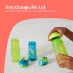 Contigo Kids’ Micah Water Bottle with Leak-Proof Lid, 20oz, Blueberry/Coral - Image 5