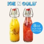 Glass Swing Top Bottles | Flip Top Glass Bottles for Limoncello, Syrups, Oils, Vinegar, Extracts & Beverages | Airtight Reusable Glass Bottles (6-Pack, MEDIUM (250ml | 8.5oz)) - Image 4