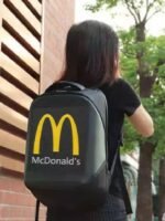 Welaso Smart Bluetooth LED Backpack with Colorful LED Sign Panel and Programmable, DIY Laptop Daypack Bag,Black (Medium 21L,with Rain Cover) - Image 6