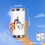 Petitian Choice for Girls Cute Funny Choice for Women Men Friends 20 OZ Stainless Steel Coffee Tumbler Cup Birthday Choice for Mom Mothers Day Christmas - Image 3