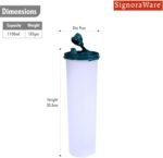Signoraware Jumbo Easy Flow Container, 1.1 litres, Forest Green - Image 4