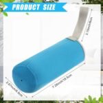 Zhehao 2 Pieces Neoprene Water Bottle Sleeve 18 oz - 19.4 oz Carrier Nylon Bottle Cover for Sport Portable Glass Drink Cup, 550 ml(Black, Blue) - Image 3