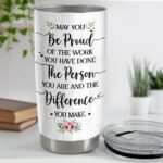 SANDJEST Happy Retirement Tumbler Stainless Steel Insulated Tumbler 20oz Retirement Gift for Women Retired Gifts Farewell Drinking Cups For Female Coworker Boss Colleague Friends - Image 5