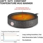 Coffee Mug Warmer for Desk, Electric Candle Warmer with Auto Shut Off, 2-4-8 Hour Timed Smart Cup Warmer for Heating Coffee, Beverage, Milk, Tea and Hot Chocolate(No Cup-Black) - Image 5