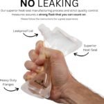 Collapsible Reusable Foldable Eco-Friendly 8 Oz Water Bottle – BPA Free - (3 pack) - Image 5