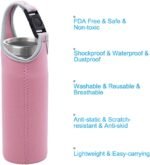 4 Pack,DanziX Neoprene Sleeve Bottle Cup Carrier Pouch,Fit for All 16oz-21oz Portable Sport Water Bottle-Black,Blue, Pink,Purple - Image 5