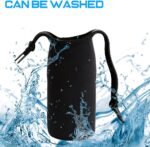 4 Pack,DanziX Neoprene Sleeve Bottle Cup Carrier Pouch,Fit for All 16oz-21oz Portable Sport Water Bottle-Black,Blue, Pink,Purple - Image 6