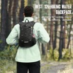 Lightweight Hydration Backpack, Running Backpack with 2L Water Bladder, Hydro Water Daypack for Cycling Hiking Rave for Men Women - Image 3
