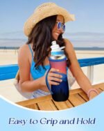 Water Bottle Sleeve for Cirkul 22 oz - 2 Pack Bottles Cover Holder Carrier Bag with Side Handle - Image 4