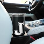 J Initial Letter Alphabet Stainless Steel Insulated Tumbler - Image 4