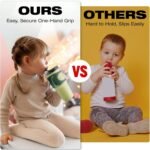 NiHome 2PCS Silicone Dual-Handle Tumbler Grip Compatible with 14oz Stanley Tumblers, Accessories Handle Fit for 12oz Zak Owala Cups, Tumbler Handles for Home Travel Outdoors Daily Use - Image 5