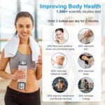 Hydrogen Water Bottle with SPE PEM Technology, 3Min 6000PPB，460ml Portable Hydro Water Machine, Health Care Gifts for Husband, Wife, Family, Friends, Travel（Included Brush） - Image 3