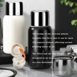 Insulated Water Bottle 17.6 oz Vacuum Insulated Tumbler for Hot & Cold Drinks Wide Mouth Leak-Proof Stainless Steel Travel Coffee Mug (Silver, 17.6oz) - Image 8