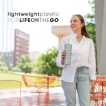 Simple Modern Plastic Matte Studded Tumbler with Lid and Straw | Reusable BPA Free Iced Coffee Cups Double Wall Smoothie Cup | Gifts for Women Men Him Her | Classic Collection | 24oz | Graphite - Image 4