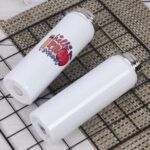 Sublimation Sports Water Bottle blanks, 22 Oz Sublimation Tumblers, Double Wall Stainless Steel Sports Water Bottle Flask with Portable Handle, Individually Boxed (8 Pack) - Image 4