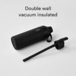 Ocean Bottle Go 17 oz | Stainless Steel Water Bottle | Reusable & Sustainable | Keeps Drinks Cold & Hot | Eco Friendly Gift (Obsidian Black) - Image 4