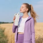 Navigate Stainless Steel Tumbler with Straw,30oz Leakproof Water Bottle with Handle,White - Image 7