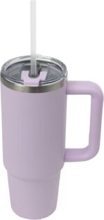 Sip + Sea Cayman 30oz Stainless Steel Tumbler with Handle, Lid & Straw – Double Wall Vacuum Insulated Travel Mug - Image 3