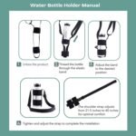 Universal Water Bottle Carrier Sling with Adjustable Shoulder Strap for Walking Short Hiking, Water Bottle Holder for 16-64 oz Wide Mouth Bottles (Exclude Water Bottle) - Image 5
